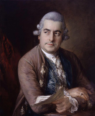 Portrait of Johann Christian Bach Thomas Gainsborough